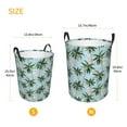 thumbnail image 4 of Uemuo Flamingos And Palms Pattern Circular Laundry Hamper Basket with handles,Collapsible laundry basket,Large capacity laundry hamper,Laundry Organizer-Medium, 4 of 8