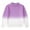 Purple, variant on FAOWME Girls Tie Dye Sweater Knitwear Knit Crewneck Long Sleeve Gradient Pullover Pink 6-7 Years