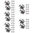 thumbnail image 3 of unbranded 60 Pcs Feet Nail Head Bag Spike Buckle Button Studs Small Metal Craft Nail Screws, 3 of 8