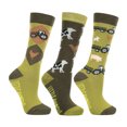 thumbnail image 1 of Little Rider Garçons/filles Collection Ferme Tractor Chaussettes de Bottes en Bambou (Lot de 3), 1 of 4