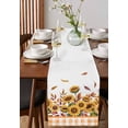 thumbnail image 2 of Table Runners 72 Inches Long Dress Scarves, Sunflower Farmhouse Kitchen/Dining Table Runner, Coffee Tablerunners, Fallen Leaves Fruit Thanksgiving Buffalo Check 13x72 Inch, 2 of 7