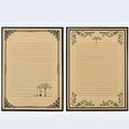thumbnail image 3 of WHAMVOX 96 Pcs Papier d'Écriture Vintage Papier Kraft pour Papeterie Style Rétro, 3 of 5