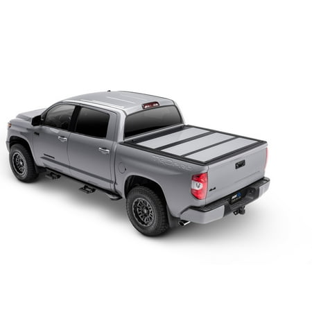 A.R.E. Fusion Painted Hard Fold Truck Bed Tonneau Cover | AR42015L-4X0 | Fits 2016 - 2021 Toyota Tacoma 6  Bed (73.5 )  Paint Code: 4X0 Inferno