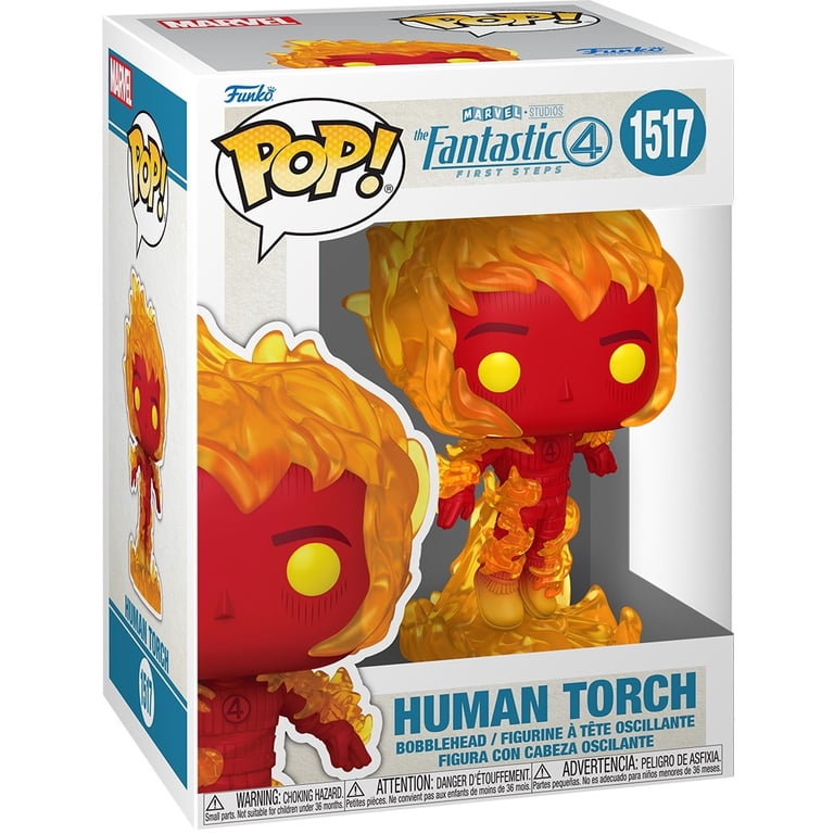 Funko, Pop! Movies: The Fantastic Four, Human Torch, First Steps