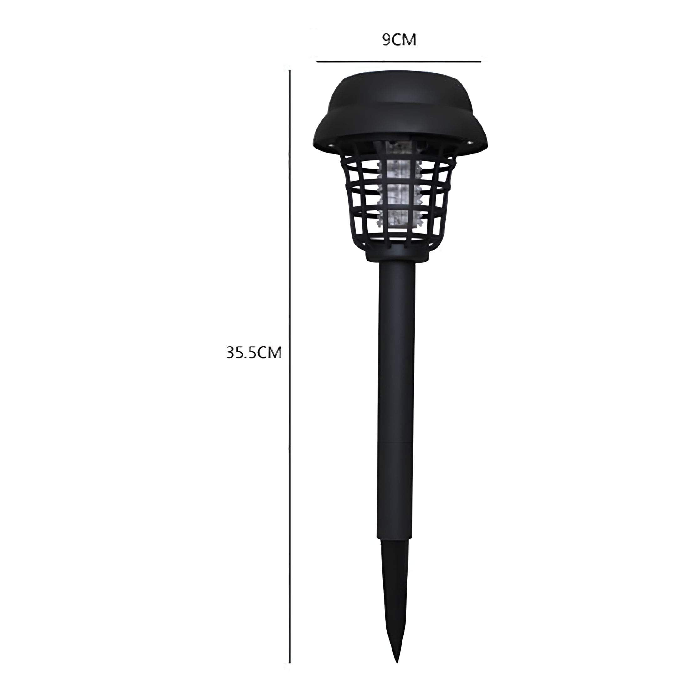 HIBIBUD 8pcs Solar Bug Zapper Outdoor Solar Mosquito Zapper Powered Bug Zapper LED Mosquito Killer Light Lamp for Indoor and Garden Use