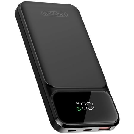 Portable Charger 10000mAh Power Bank with PD 22.5w Fast Charging, USB C in&out External Battery Pack, Portable Cell Phone Charger for iPhone 16 15 14 /Pro/Pro Max/Plus Samsung S23 S22 Android Phone