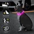 thumbnail image 3 of Collar LED para perro Colaseeme, recargable por USB, color rosa, 70 cm, 3 of 6