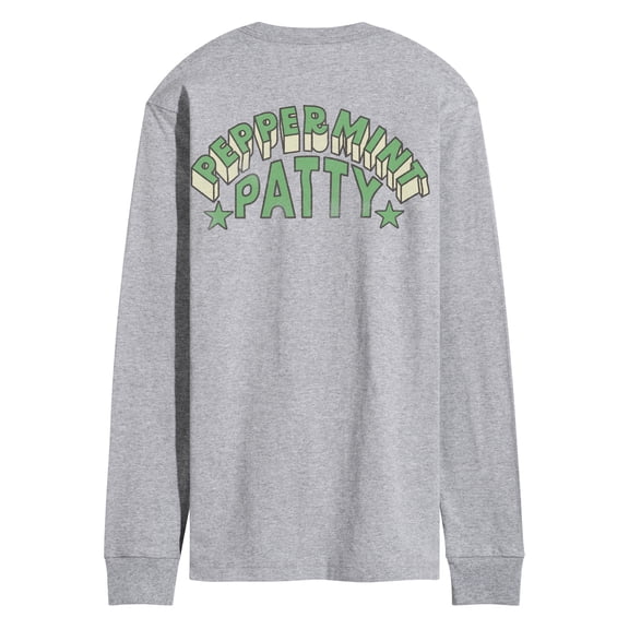 Peanuts - Peppermint Baseball - Men's Long Sleeve Graphic T-Shirt