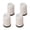 White height, variant on Set of 4 Quiet Heightening Pads Slip Sofa Feet Protectors Upgrades for Living Room Furniture