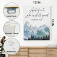 thumbnail image 2 of Bible Verses Wall Art, And If Not He Is Still Good Wall Decor, Watercolor Forest Prayer Wall Decor, Inspirational Framed Canvas Wall Art For Home, Christian Gifts for Woman Man - A18, 2 of 6