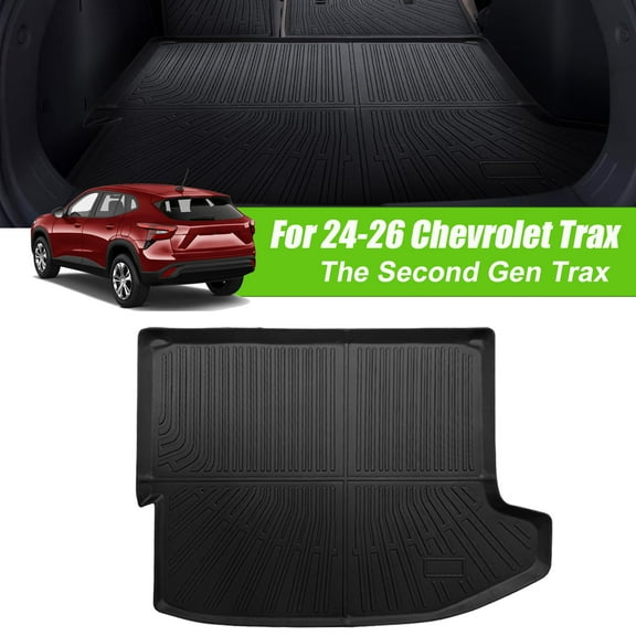 Cargo Liner fit 2024-2026 Chevrolet Trax All Weather Cargo Tray for Chevrolet Trax 2024 2025 2026 SUV Rear Trunk Floor Mat Accessory, Black