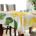 thumbnail image 5 of Yayeee Tablecloths 60" x 120" Rectangle Wrinkle Resistant Party Table Cover, Candy Lemon, 5 of 8