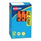 thumbnail image 1 of 12 Marcatextos Plumon Resaltdor Avery 24050 Naranja Neon Fluorescente Papeleria Oficina Papel, 1 of 1