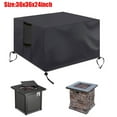 thumbnail image 2 of BMYJ Gas Fire Cover Square - 36x36x24 inch Waterproof Anti-UV Heavy Duty for Patio,Gas Fire Table Waterproof Outdoor Fireplace Cove, 2 of 8