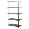 thumbnail image 2 of Mainstays No Tools 5-Shelf Bookcase, True Black Oak, 2 of 5