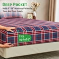 thumbnail image 4 of Gogreen 4PC Deep Pocket Queen Sheet Set Fit 14", Breathable Microfiber Super Soft Queen Size Sheet Set, Luxury Hotel Style Home Decor Queen Bed Sheet Set, Gift for Women, Men, 4 of 25