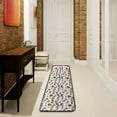 thumbnail image 6 of Cartoon Cat Face with Big Eye Hallway Runner Rug 2'X6' Non-Slip Washable Carpet Runner Kitchen Entryway Laundry Bedroom, 6 of 7