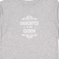 thumbnail image 4 of Inktastic Daughter of the Groom in White Girls Long Sleeve Toddler T-Shirt, 4 of 5