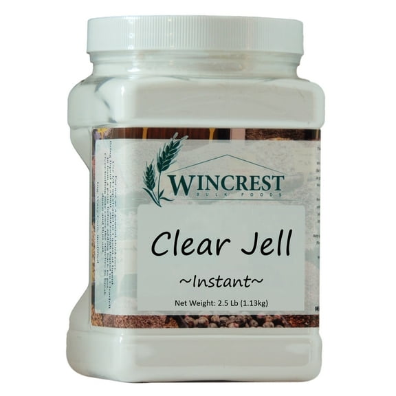 Clear Jel Canning Starch - Instant - 2.5 Lb Economy Size Container (40 Oz)
