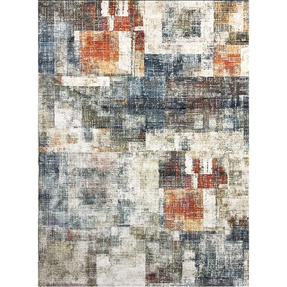 Mother Ruggers Chennie Chic Abstract Luxury Modern Runner Rug for Living Room, Bedroom, Dining Room