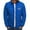 Blue, variant on Fashion Winter Warm Jackets for Mens Plus Size Solid Color Letter Printed Long Sleeved Zipper Pocket Hooded Stand Collar Casual Cotton Jacket Clearance Under 5$!