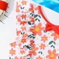 thumbnail image 5 of Gubotare Little Girls Swimsuits Little Girls One Piece Swimsuits Quick Dry Beach Swimwear Bathing Suit Size 7-8 (Red,7-8 Years), 5 of 7