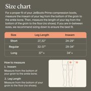 TheraGun JetBoots Prime Compression Boots | Leg Recovery for Circulation & Muscle Recovery | Regular