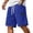 Royal Blue, variant on Uwinwear Men's Corduroy Shorts Elastic Waist Drawstring Cargo Short Multi-Pocket Lightweight Summer Casual Beach Shorts Royal Blue L