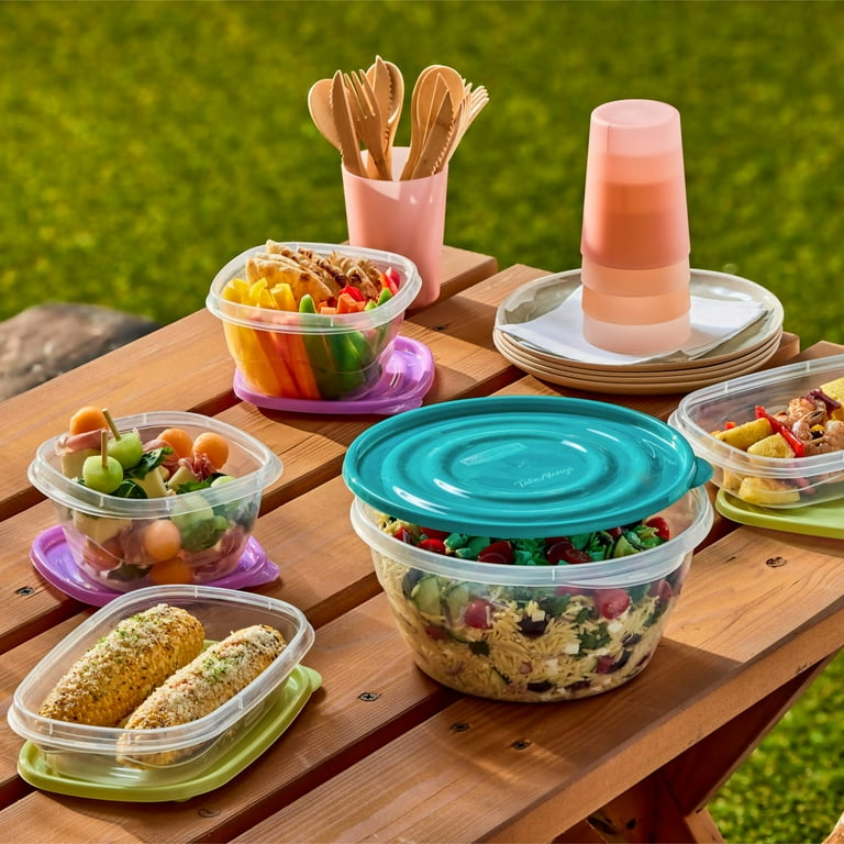 Rubbermaid Cup Rectangular Food Storage Containers - Walmart.com