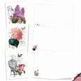 thumbnail image 3 of 20 Blank All Occasion Note Cards with Envelopes (4" x 5.12") - Vintage Blooms All Occasions (10 Designs, 2 Each) AM3515OCB-B2x10, 3 of 6