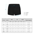 thumbnail image 4 of Women Adjustable Drawstring Swim Shorts with Brief Lining Design Ladies Swimwear Board Shorts, 4 of 8