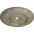 thumbnail image 3 of 44 1/2"OD x 4"ID x 4 "P Classic Ceiling Medallion (Fits Canopies up to 8 1/4"), Hand-Painted Castle Stone Crackle, 3 of 6