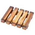 thumbnail image 1 of Miangastore Carbonized Vintage Soap Holder Pure Handmade Soap Rack Classic Wooden Soap Dish, 1 of 8