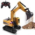 thumbnail image 1 of Juguete Excavadora Control Remoto Lumax Escala 1:24 E102534A, 1 of 7