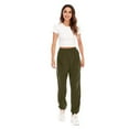 thumbnail image 4 of Clearance Womens Pants Petite Sports Solid Color Trousers Jogging Sweatpants Jogger Pants, 4 of 7