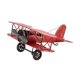 thumbnail image 3 of Aviones del modelo de avión adornos fotográficos de la artesanía de artesanía escultura biplano de hierro modelo de aeronave vintage para escritorio Rojo, 3 of 9