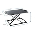 thumbnail image 4 of Star Ergonomics - Bureau Debout Économique Réglable en Hauteur – SE02M1WB, 4 of 6