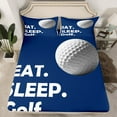 thumbnail image 2 of Castle Fairy Boys Girls Eat Sleep Golf 4pcs Bed Sheets,Ball Gamer King Sheets,Sport Theme Super Cozy Sheet Set,Lightweight Room Decor, 2 of 7