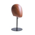 thumbnail image 4 of Mannequin Head Model Hat Display, Head Headphones Rack Manikin Head Model with Base for Halloween Hat Headphones Headset brown, 4 of 10