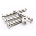 thumbnail image 1 of M5 Flat Countersunk Head Socket Screws,Pack 20-Piece,Stainless Steel,Full Thread,Right Hand,Metric (M5 x 80mm), 1 of 4