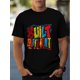 thumbnail image 1 of Camiseta de manga corta con cuello redondo y estampado de letras para hombre, informal, ligera y cómoda, con estampado aleatorio para verano y actividades al aire libre, ideal para practicar deportes, 1 of 6