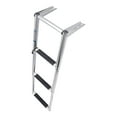 thumbnail image 3 of White Water B00301CHA Marine 304 Stainless Steel Over Platform Telescoping Boat Ladder, 3 Step, 3 of 6