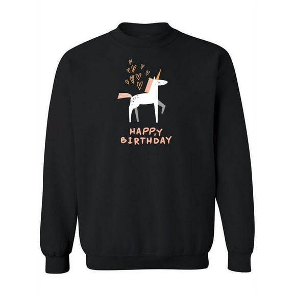 Birthday Unicorn Design. Sweatshirt Women -Image by Shutterstock, Female x-Large