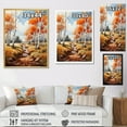 thumbnail image 4 of Designart "Birch Woods Autumn VI" Floral Floater Framed Canvas Print, 4 of 7