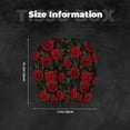 thumbnail image 5 of Goofa Rose Pattern 2 PCS Car Headrest Cover, Headrest Protector,Universal Interior Car Accessories, 5 of 6