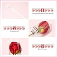 thumbnail image 4 of 50 bolsas de plástico blancas para envolver rosas individuales, para ramos de flores, claveles y rosas., 4 of 8
