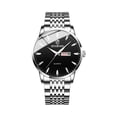 thumbnail image 2 of Men's Watches, Stainless Steel Quartz Watches for Men, Dial Analog Wrist Watch with Day Date, Fashion Business Watch, Classic Men's Watch for Gifts, 2 of 2