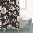 thumbnail image 4 of Waterproof Beautiful Colorful Floral Shower Curtain 72x72 Inch Boho Style Polyester Unique Shower Curtain for Bathroom Hotel Home Decor with 12 Plastic Hooks, 4 of 5