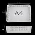 thumbnail image 2 of Lesbin Plastic Storage Trays Baskets, Organizing Baskets, Set of 4 (White), 2 of 7