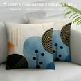 thumbnail image 3 of QZHH  Blue and Grey Throw Pillows Boho Pillow Covers Abstract Geometric Pillow Covers Mid Century Modern Decor for Sofa Bed Living Room Couch, 3 of 5